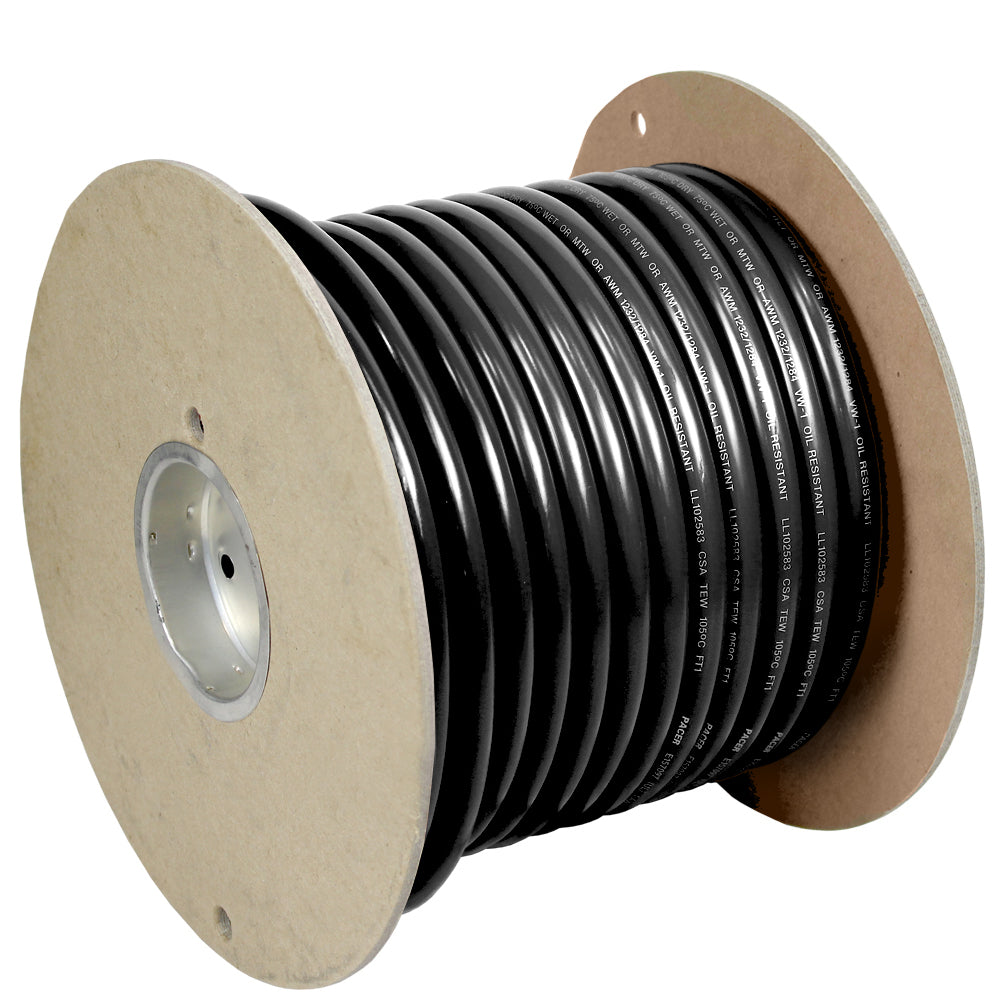 Pacer Black 6 AWG Battery Cable - 100 - Deckhand Marine Supply