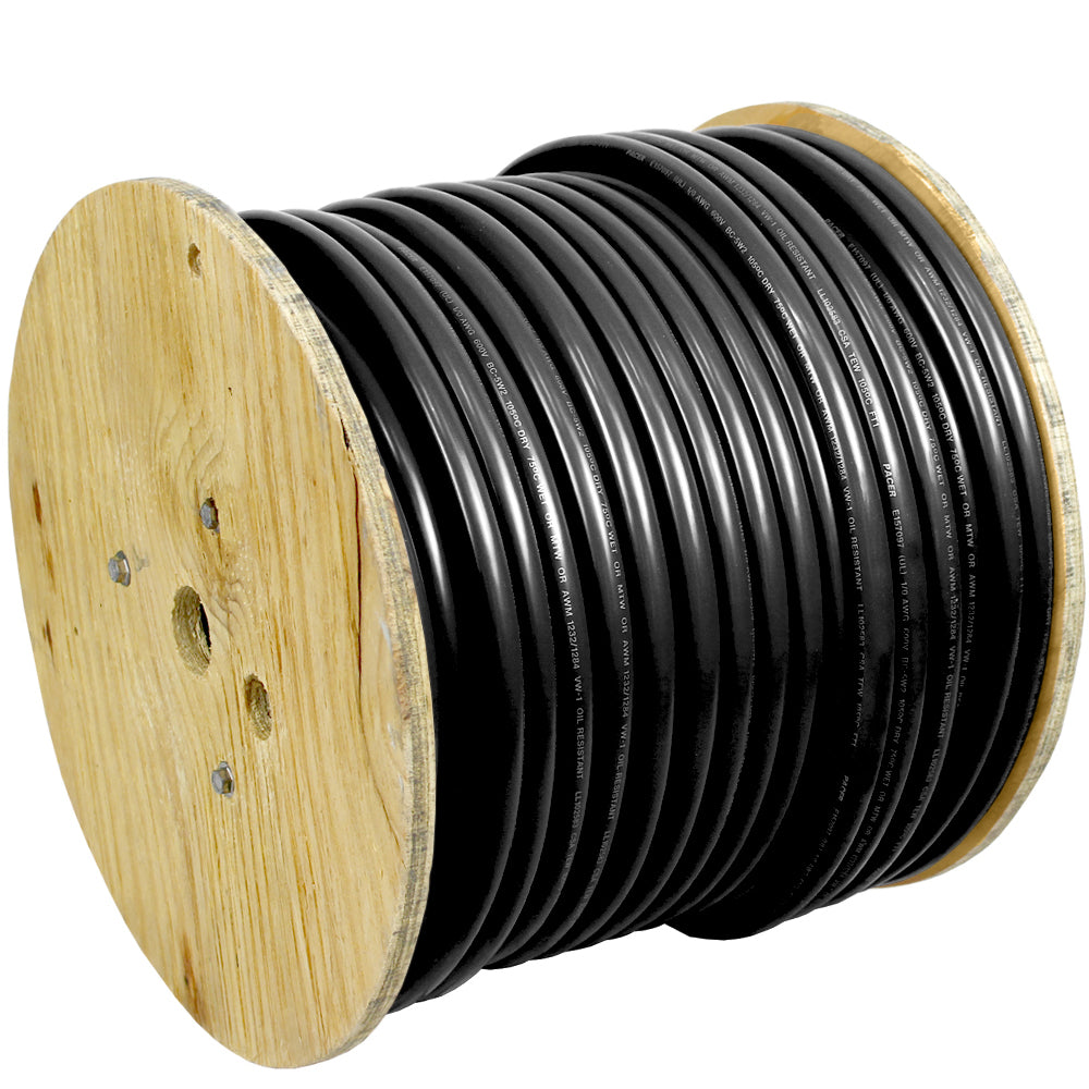 Pacer Black 6 AWG Battery Cable - 250 - Deckhand Marine Supply