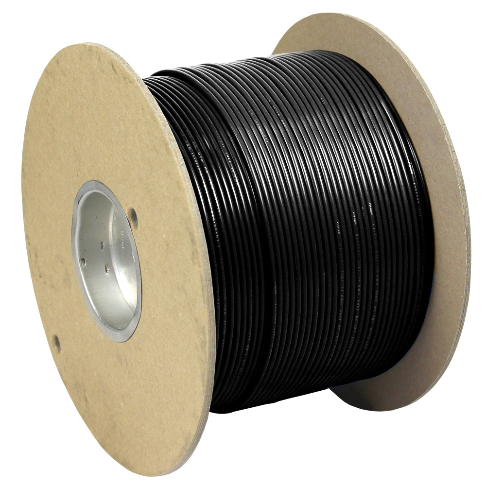 Pacer Black 18 AWG Primary Wire - 1,000 - Deckhand Marine Supply