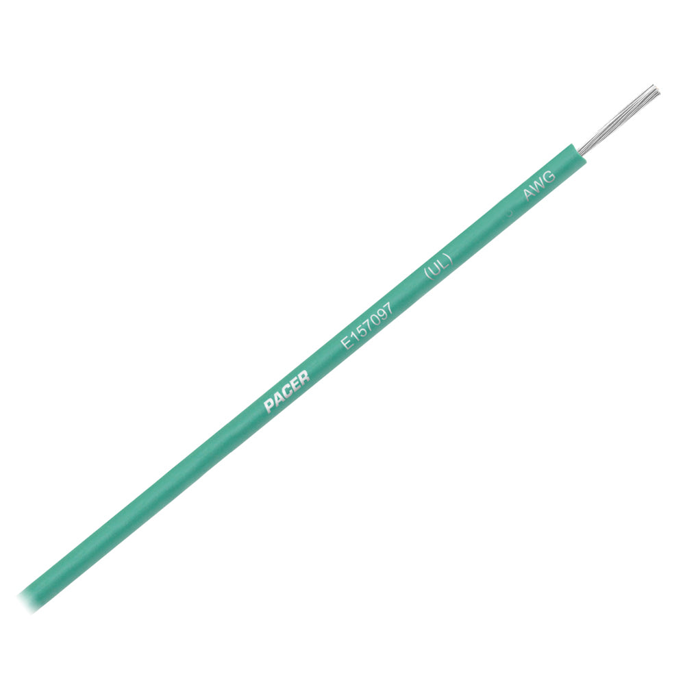 Pacer Green 16 AWG Primary Wire - 25 - Deckhand Marine Supply