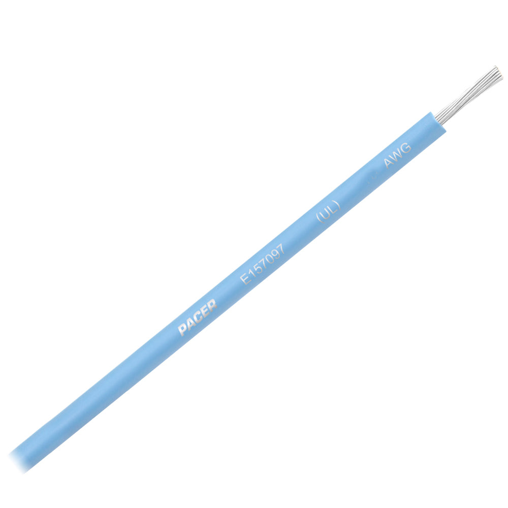 Pacer Light Blue 16 AWG Primary Wire - 25 - Deckhand Marine Supply