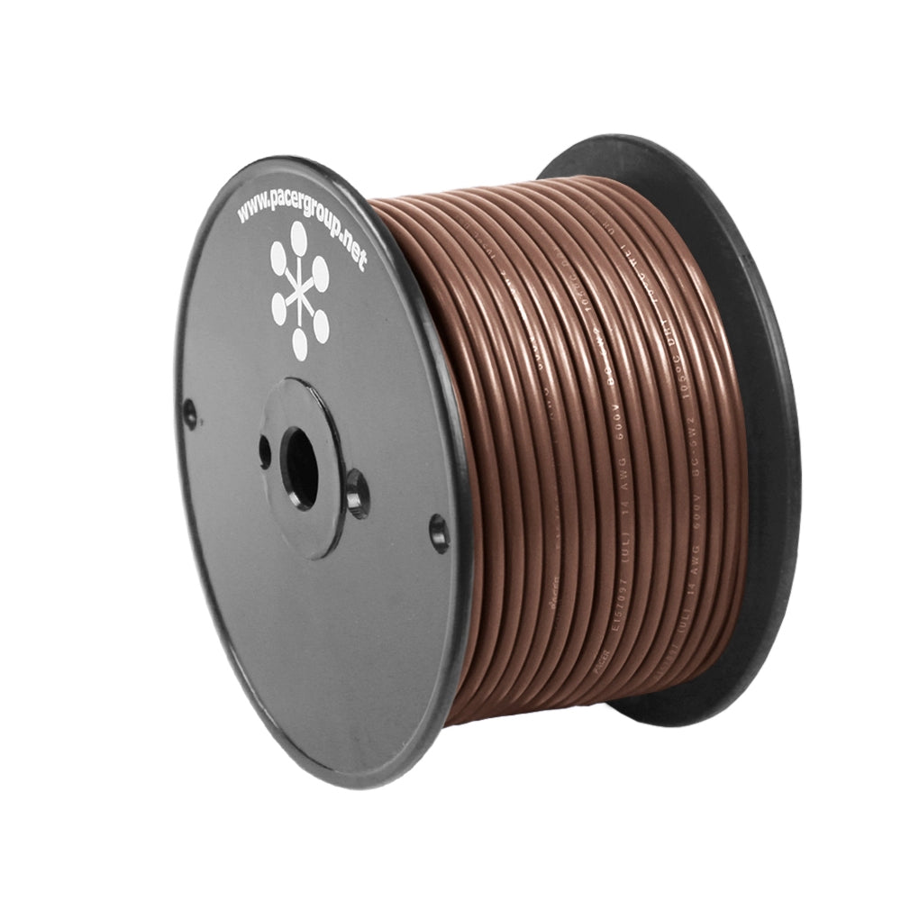 Pacer Brown 16 AWG Primary Wire - 100 - Deckhand Marine Supply