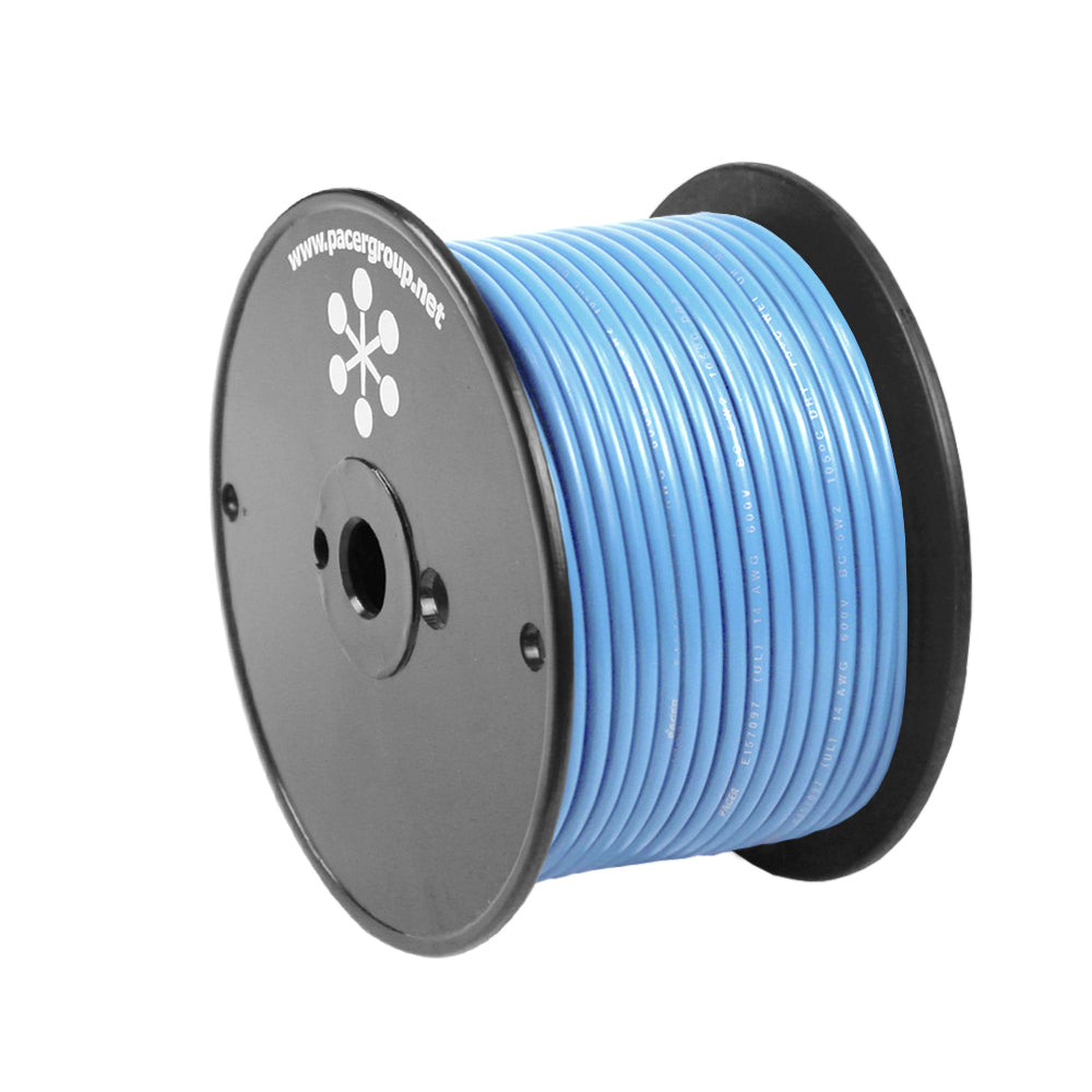 Pacer Light Blue 16 AWG Primary Wire - 100 - Deckhand Marine Supply