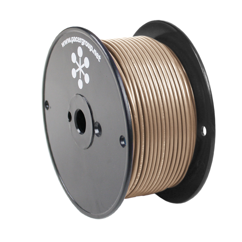 Pacer Tan 16 AWG Primary Wire - 250 - Deckhand Marine Supply