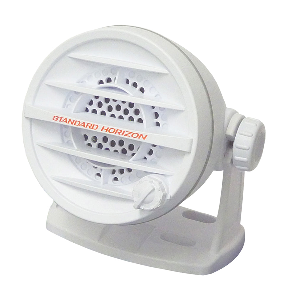 Standard Horizon 10W Amplified External Speaker - White - Deckhand Marine Supply