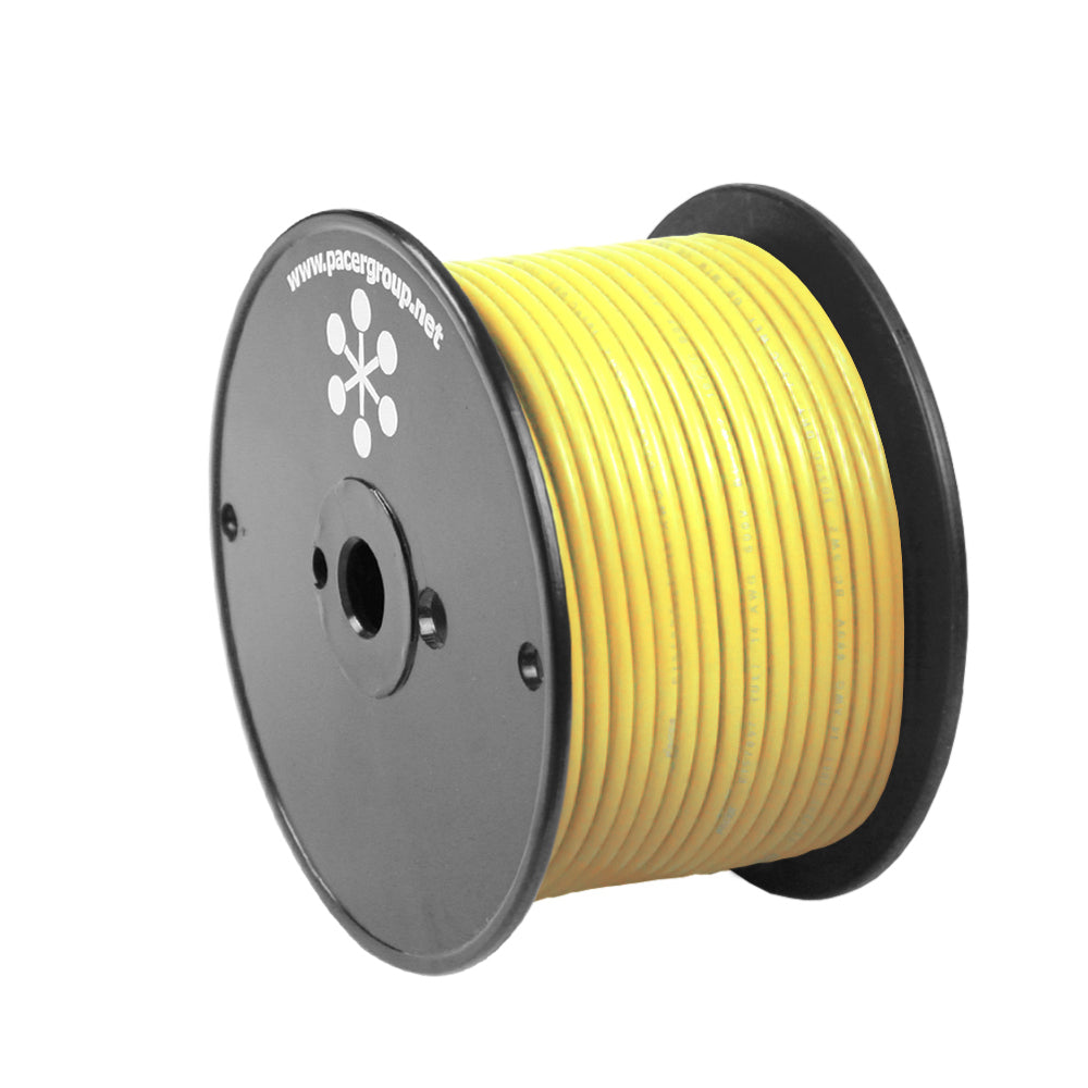 Pacer Yellow 14 AWG Primary Wire - 100 - Deckhand Marine Supply