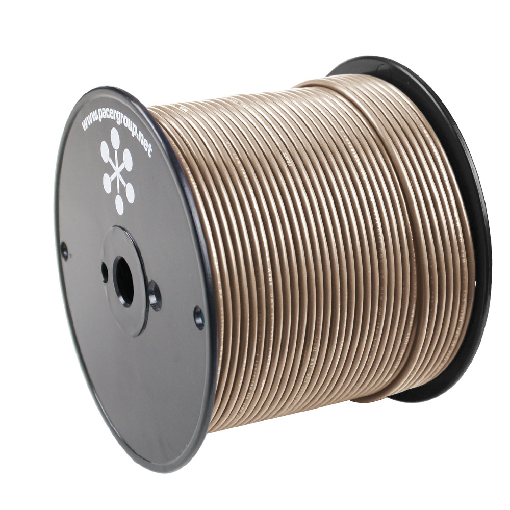 Pacer Tan 14 AWG Primary Wire - 500 - Deckhand Marine Supply