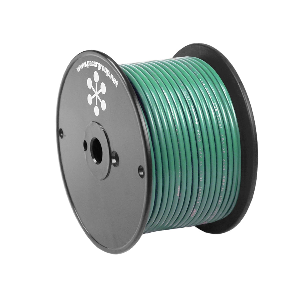 Pacer Green 12 AWG Primary Wire - 100 - Deckhand Marine Supply
