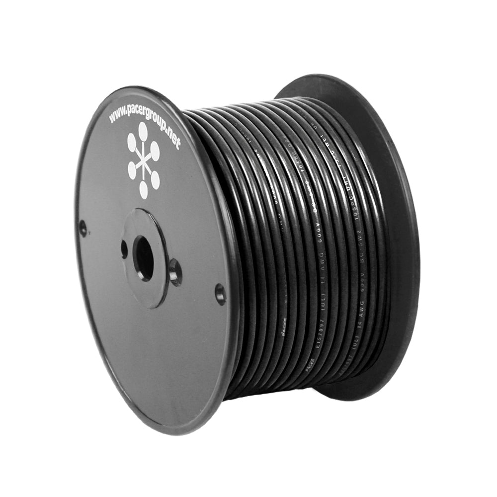 Pacer Black 10 AWG Primary Wire - 100 - Deckhand Marine Supply