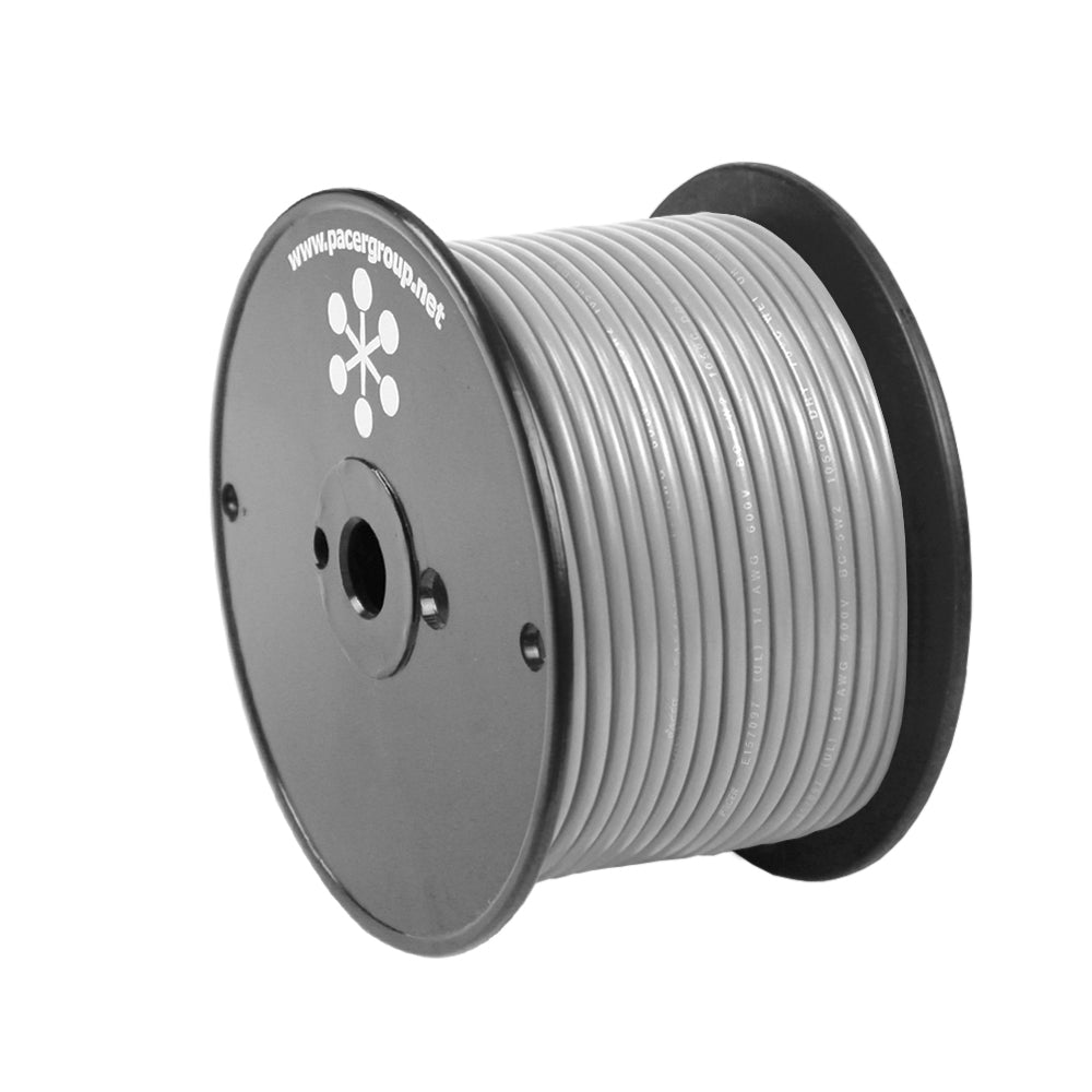 Pacer Grey 10 AWG Primary Wire - 100 - Deckhand Marine Supply
