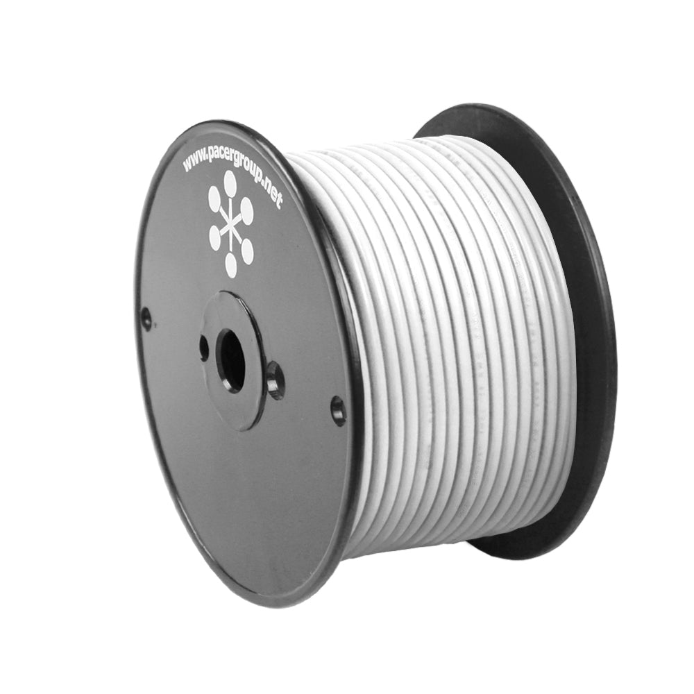 Pacer White 10 AWG Primary Wire - 100 - Deckhand Marine Supply