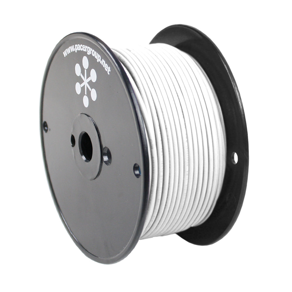 Pacer White 10 AWG Primary Wire - 250 - Deckhand Marine Supply
