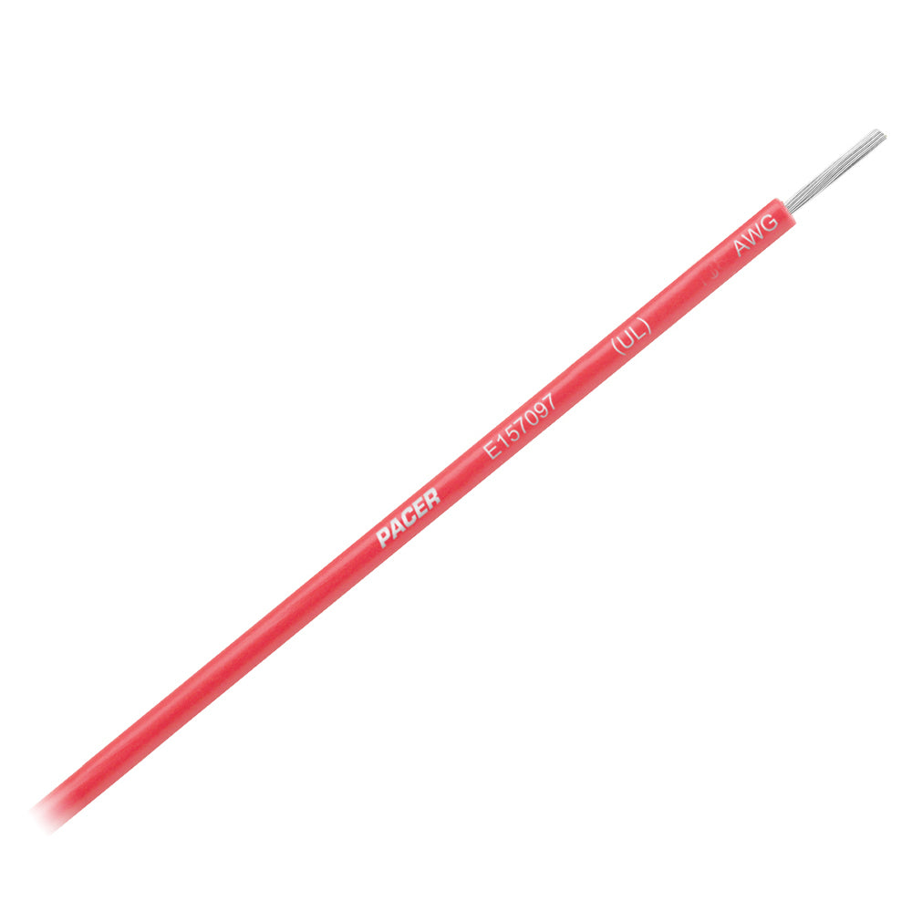 Pacer Red 8 AWG Primary Wire - 25 - Deckhand Marine Supply