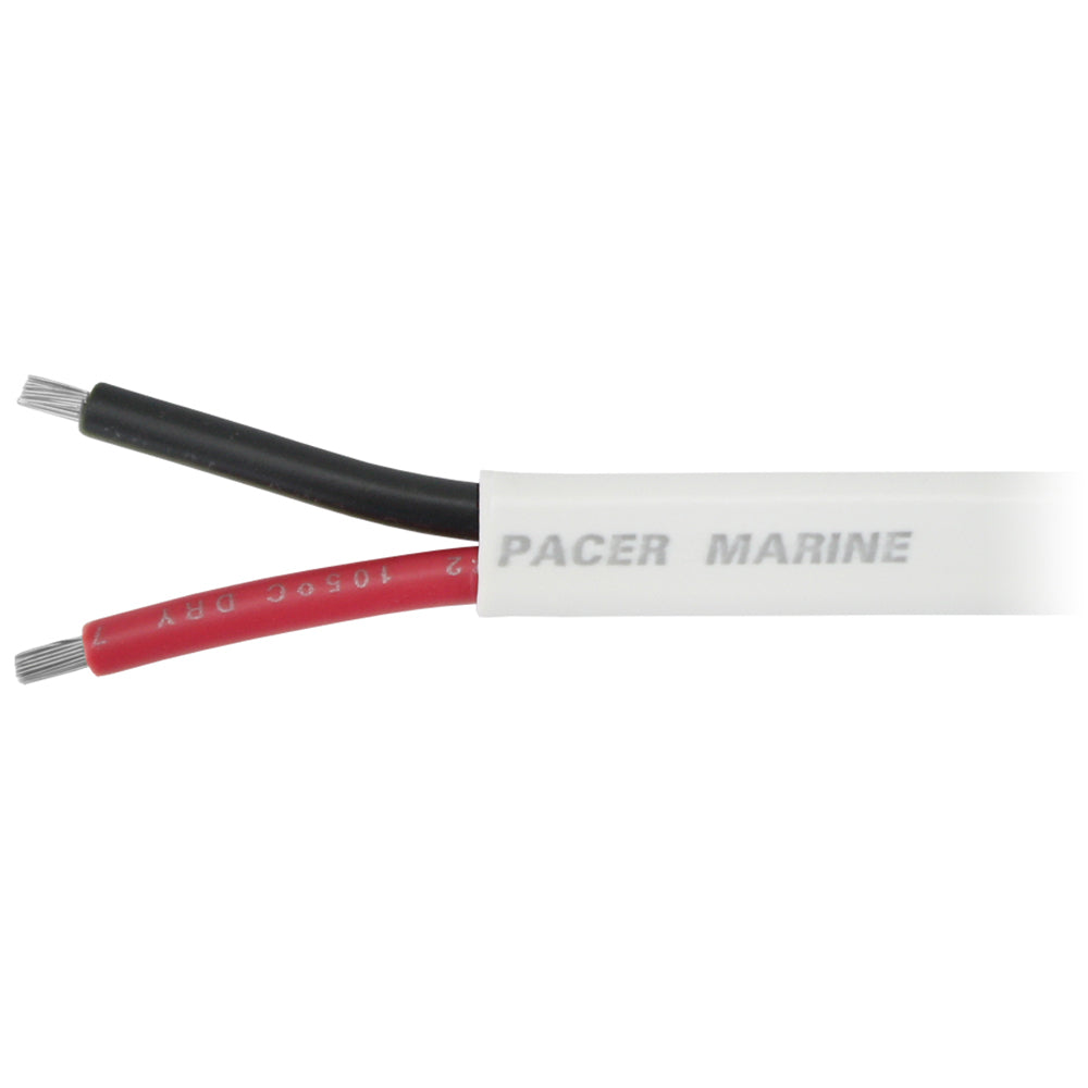 Pacer 16/2 AWG Duplex Cable - Flat Cable - Red/Black - 100' - Deckhand Marine Supply