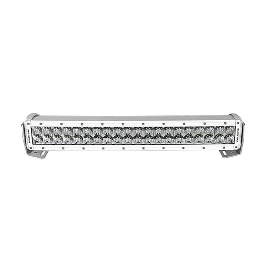 Black Oak Pro Series 3.0 Curved Double Row 20" LED Light Bar - Combo Optics - White Housing - Deckhand Marine Supply
