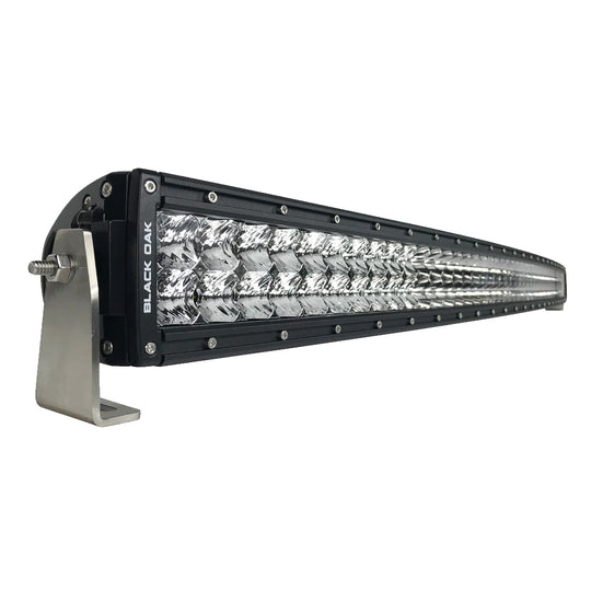 Black Oak Pro Series 3.0 Curved Double Row Combo 50" Light Bar - Black - Deckhand Marine Supply