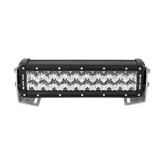 Black Oak Pro Series 3.0 Double Row 10" LED Light Bar - Combo Optics - Black Housing - Deckhand Marine Supply