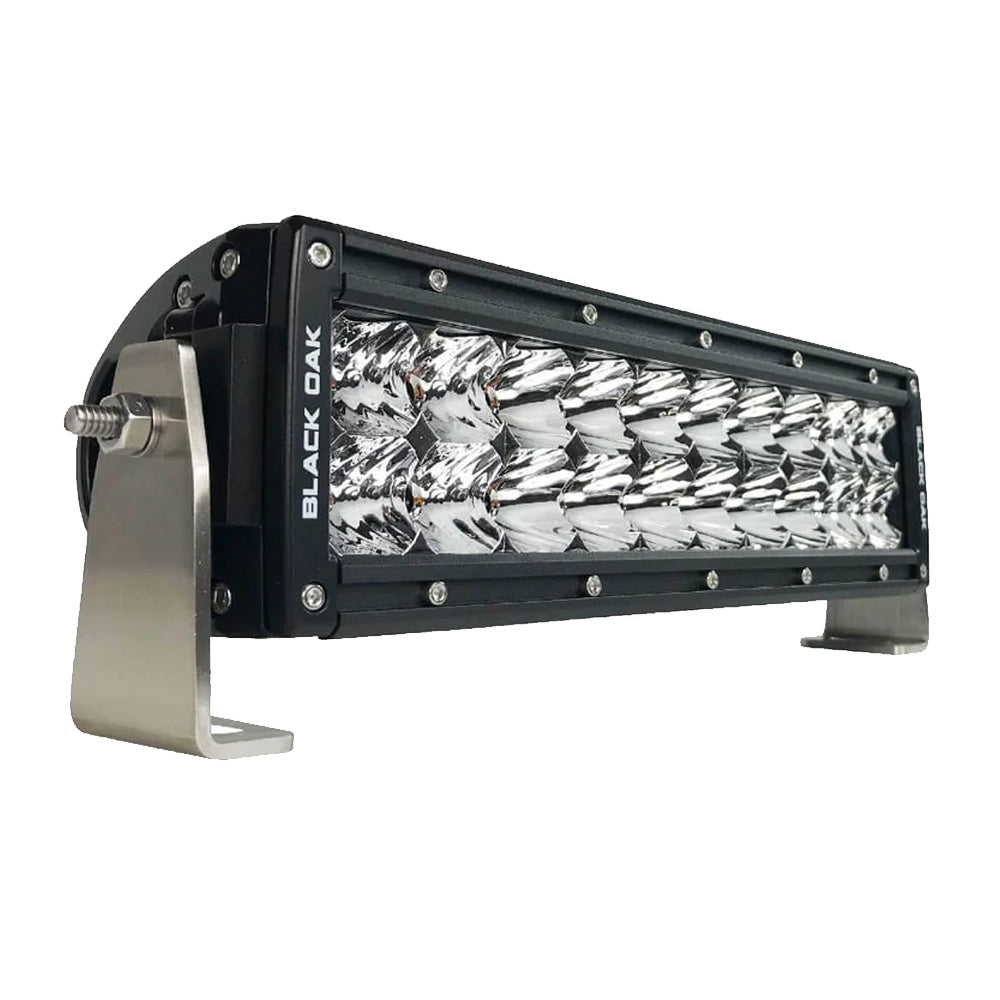 Black Oak Pro Series 3.0 Double Row 10" LED Light Bar - Combo Optics - Black Housing - Deckhand Marine Supply