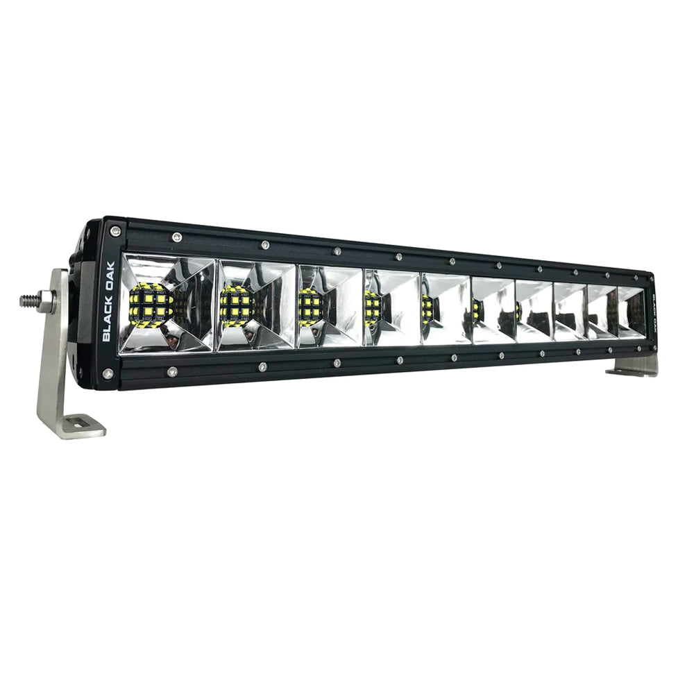 Black Oak Pro Series 20" Scene Light Bar - Black - Deckhand Marine Supply