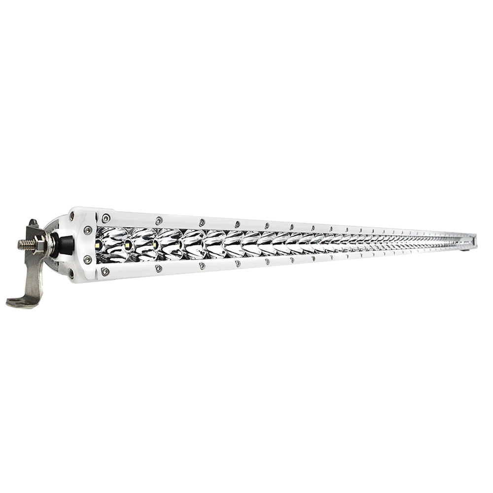 Black Oak Pro Series 3.0 Single Row 50" LED Light Bar - Combo Optics - White Housing - Deckhand Marine Supply