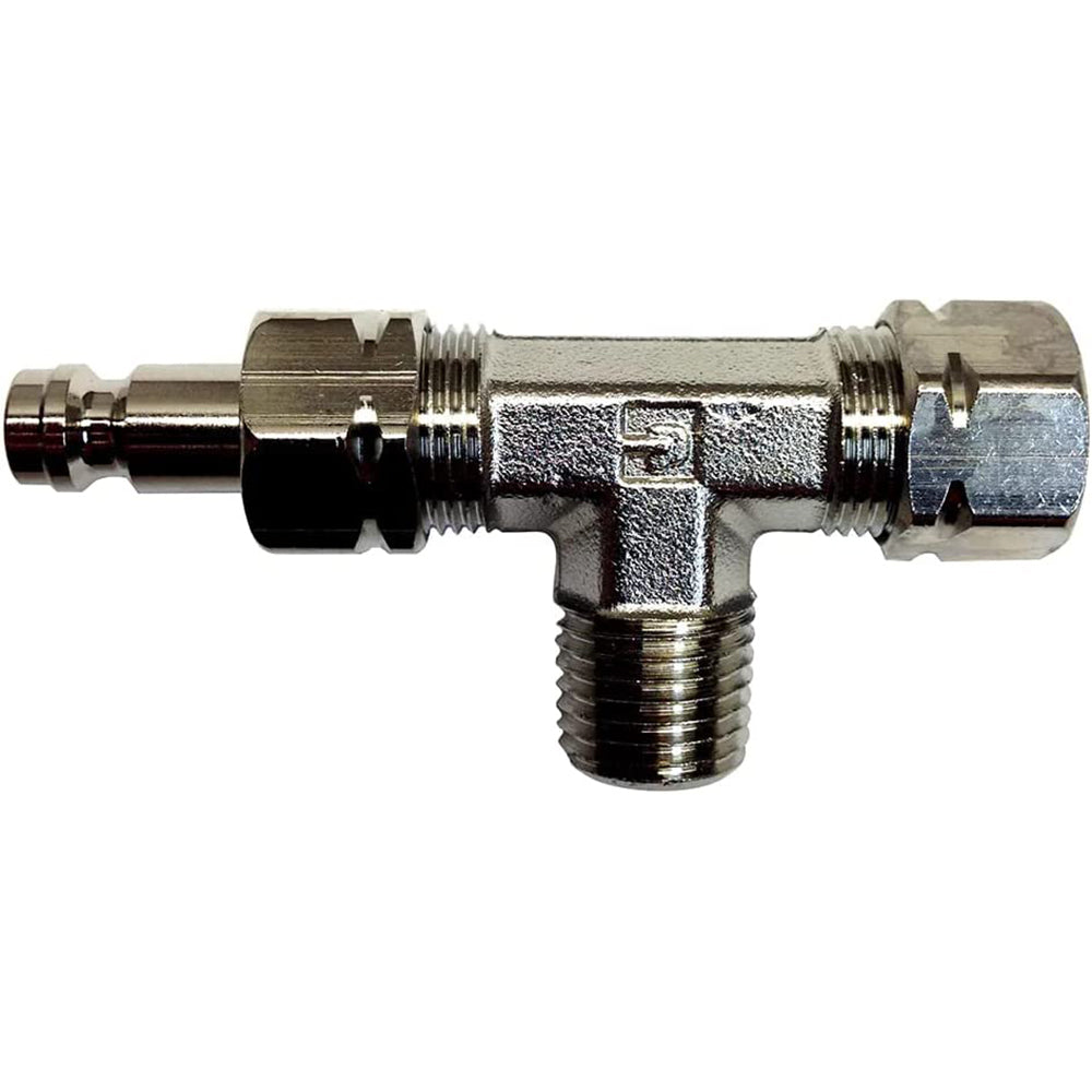 Uflex Tee Fitting w/Bleed Nipple f/IB  Stern Drive Cylinders - Deckhand Marine Supply