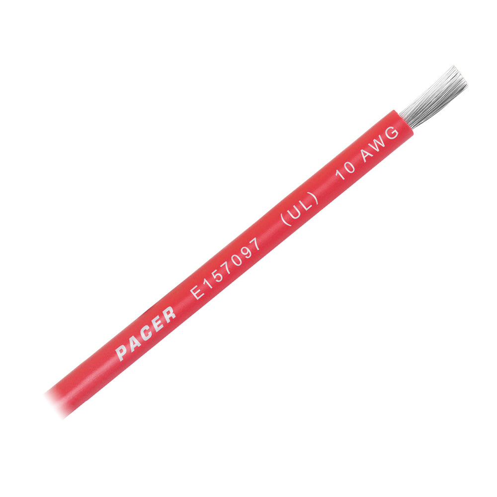 Pacer Red 10 AWG Battery Cable - Sold By The Foot - Deckhand Marine Supply