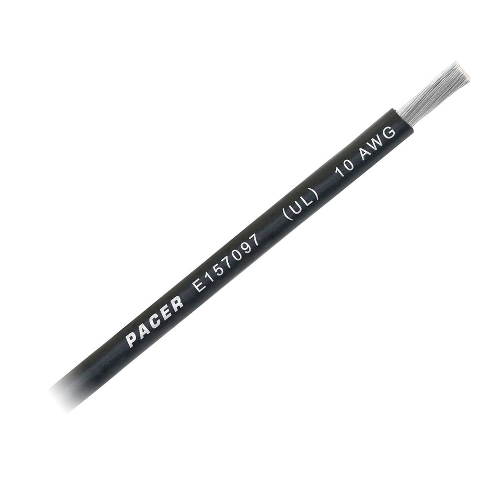 Pacer Black 10 AWG Battery Cable - Sold By The Foot - Deckhand Marine Supply