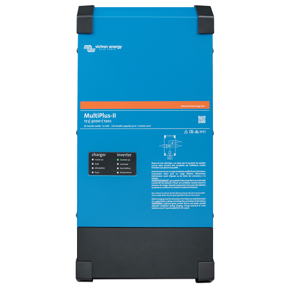 Victron MultiPlus-II 12/3000 - 120-50 - 2x 120V UL Approved - Deckhand Marine Supply