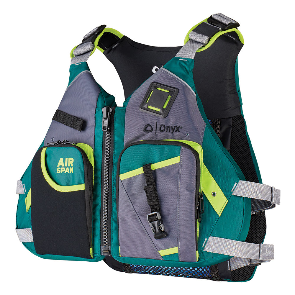 Onyx Airspan Angler Life Jacket - XL/2X - Green - Deckhand Marine Supply