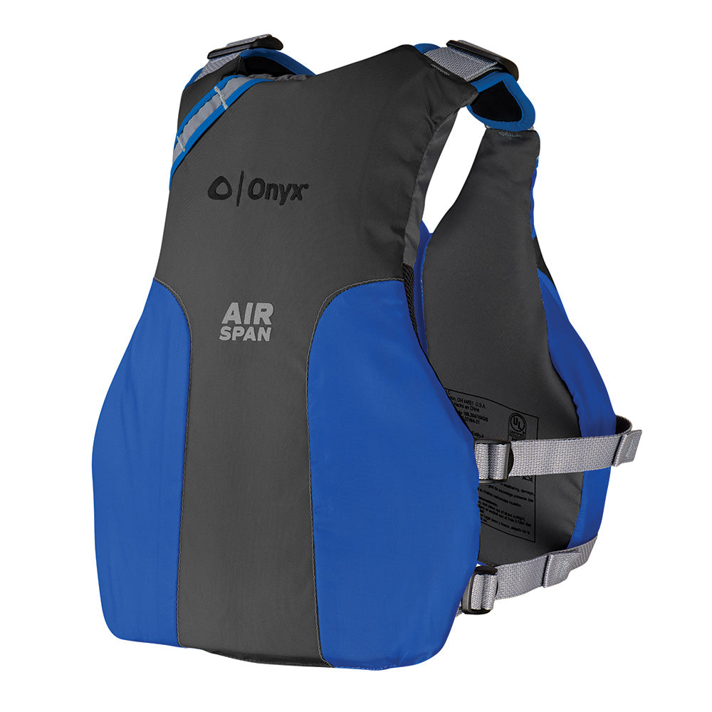 Onyx Airspan Breeze Life Jacket - XL/2X - Blue - Deckhand Marine Supply