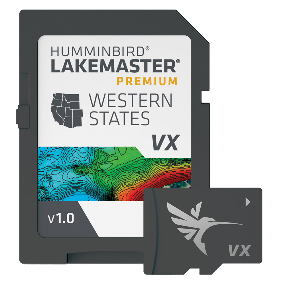 Humminbird LakeMaster VX Premium - Western States - Deckhand Marine Supply