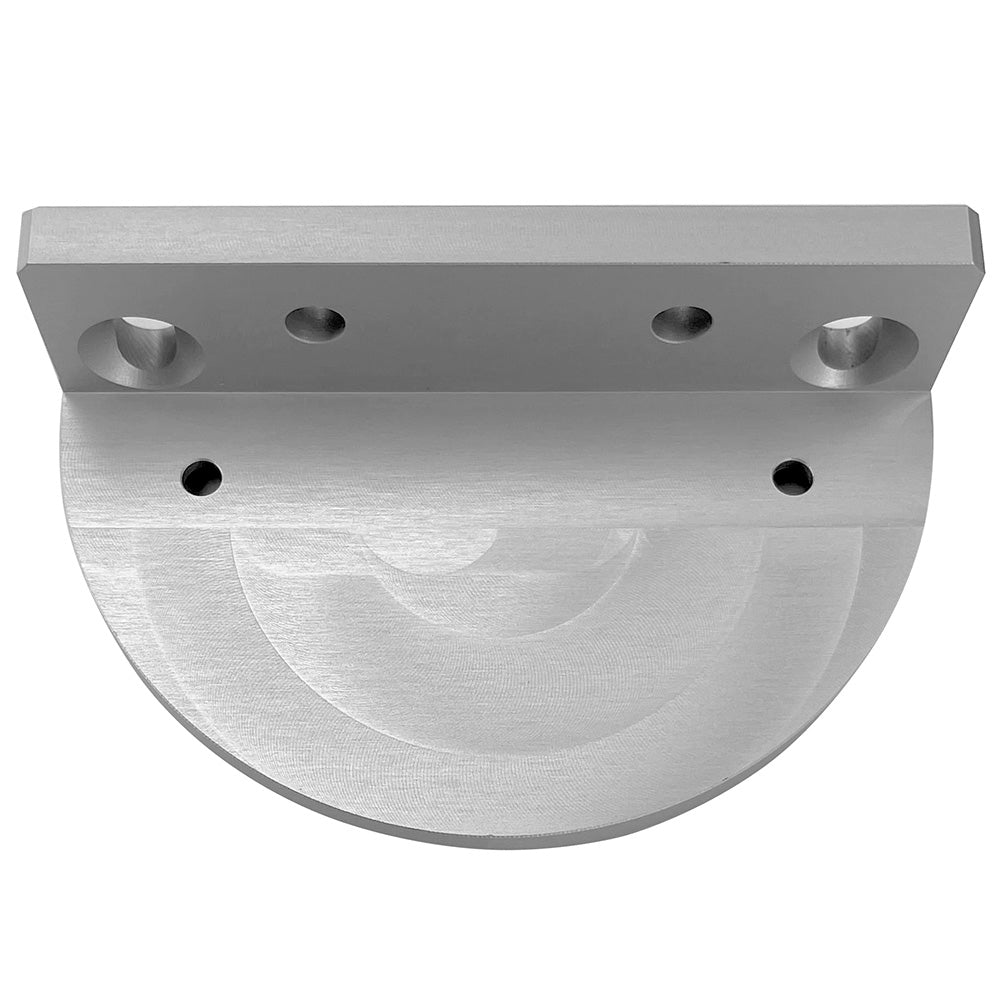 Lopolight Mounting Plate f/X01 Series Vertical Sidelights - Silver - Deckhand Marine Supply