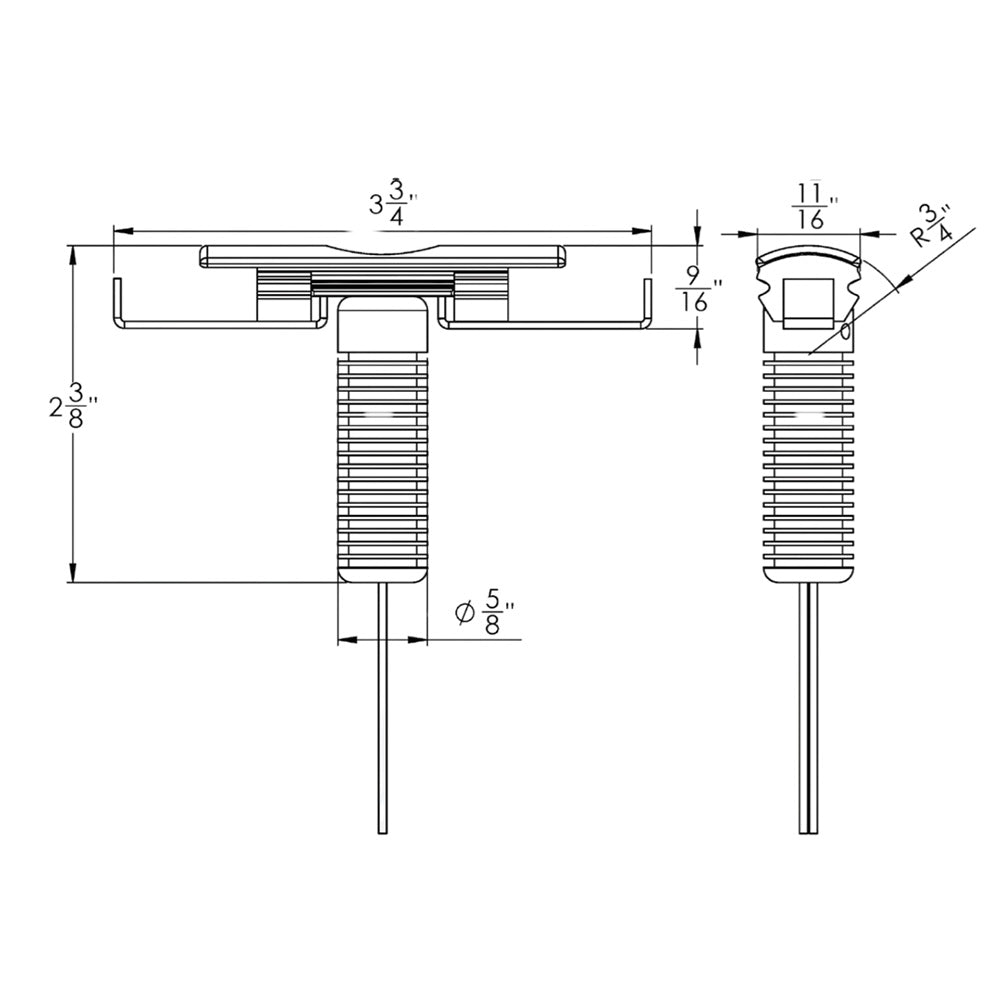 TACO Rub Rail Mounted LED Nav Light Set f/SuproFlex Only - Deckhand Marine Supply