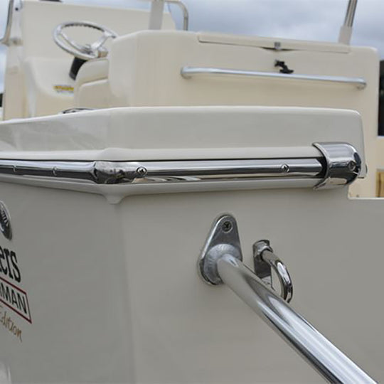 TACO Hollow Back 304 Stainless Steel Rub Rail Insert 3/4" x 6 - Deckhand Marine Supply