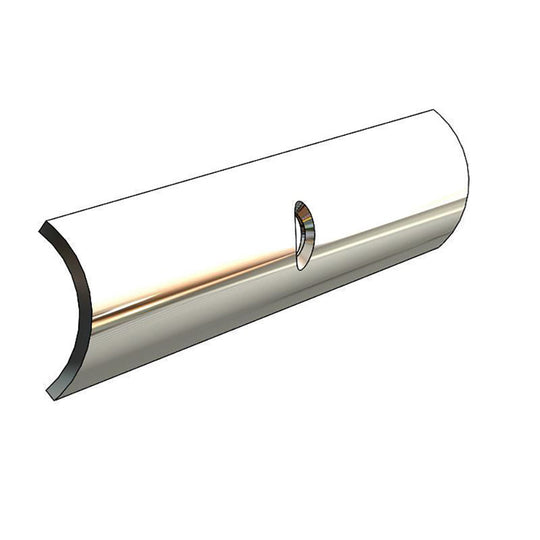 TACO Hollow Back 304 Stainless Steel Rub Rail Insert 3/4" x 6 - Deckhand Marine Supply