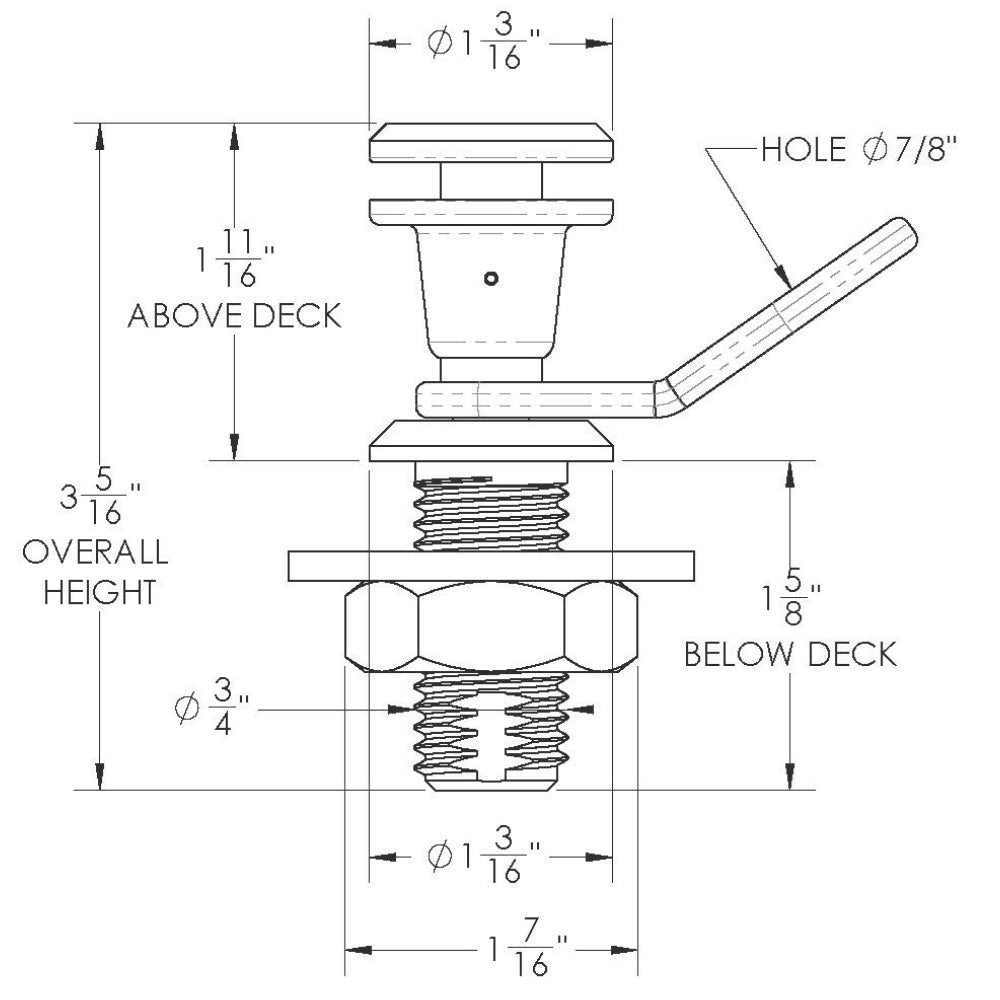 TACO Quick Release Fender Lock Kit - Deckhand Marine Supply