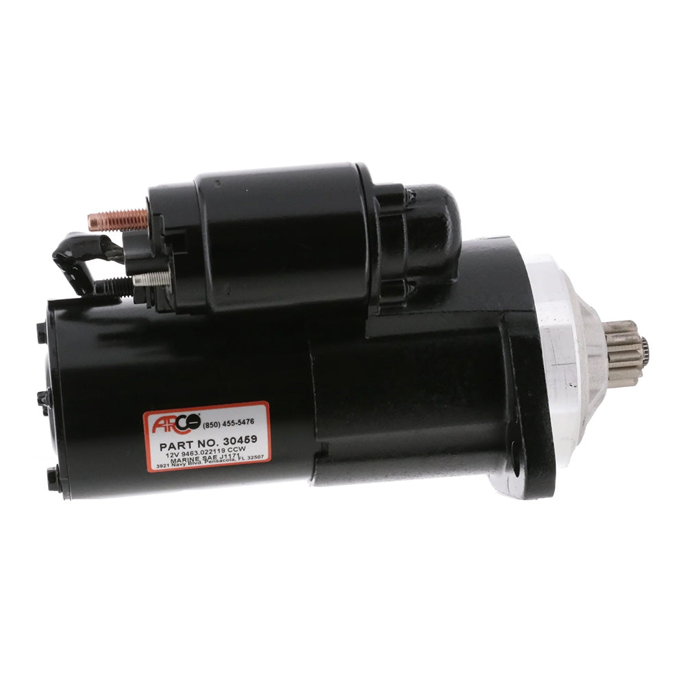ARCO Marine Top Mount Inboard Starter w/Gear Reduction & Counter Clockwise Rotation - Deckhand Marine Supply