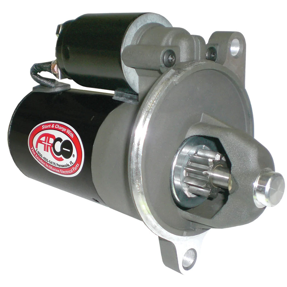 ARCO Marine High-Performance Inboard Starter w/Gear Reduction  Permanent Magnet - Counter Clockwise Rotation (302/351 Fords) - Deckhand Marine Supply