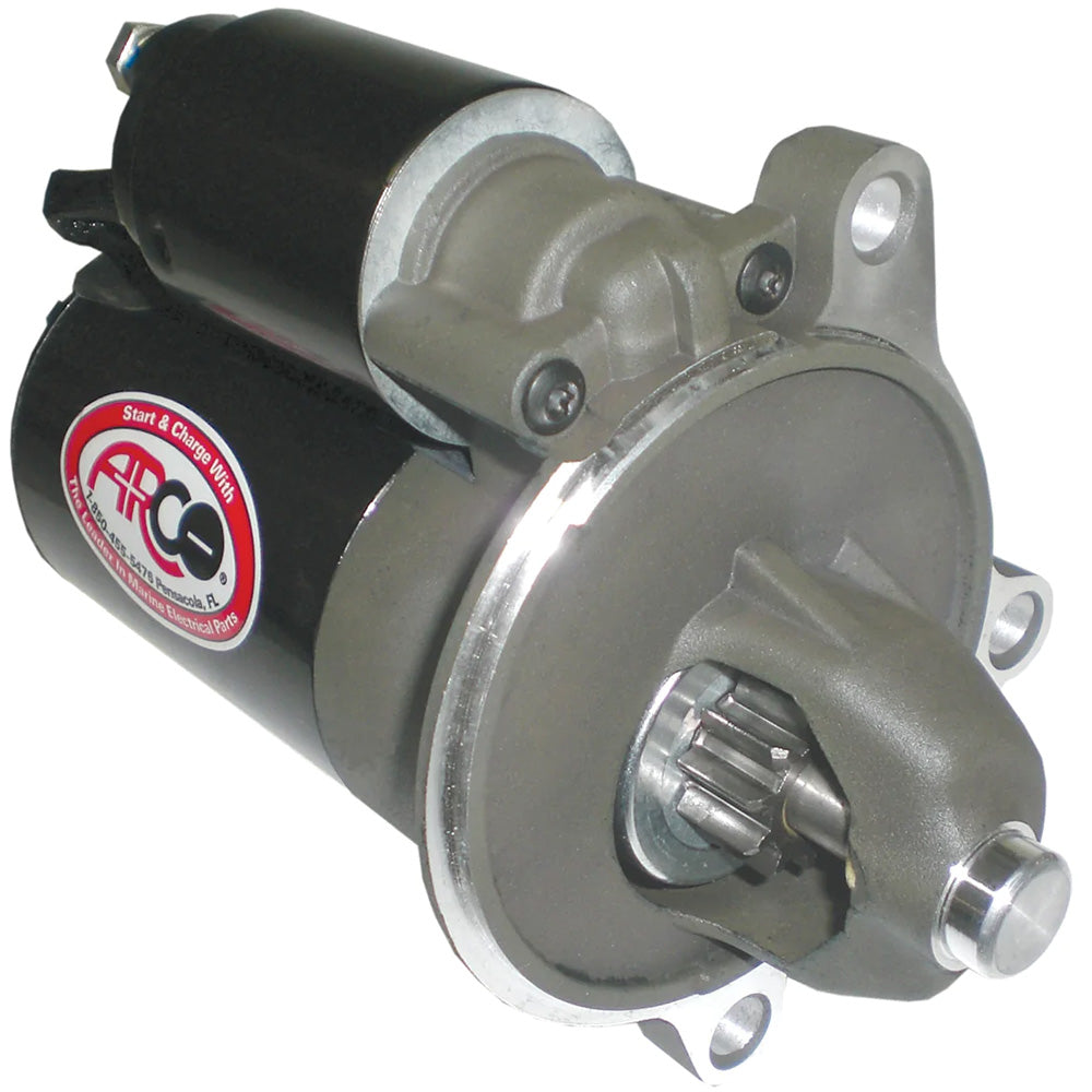 ARCO Marine High-Performance Inboard Starter w/Gear Reduction  Permanent Magnet - Clockwise Rotation (2.3 Fords) - Deckhand Marine Supply