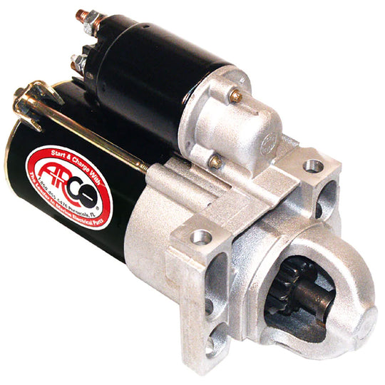 ARCO Marine Top Mount Inboard Starter w/Gear Reduction - Counter Clockwise Rotation - Deckhand Marine Supply