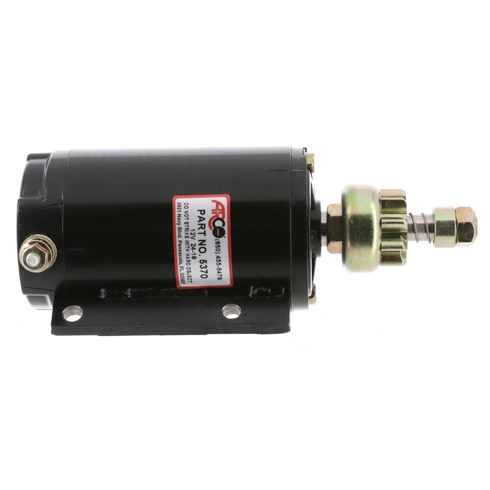 ARCO Marine Johnson/Evinrude Outboard Starter - 9 Tooth (Early Model) - Deckhand Marine Supply