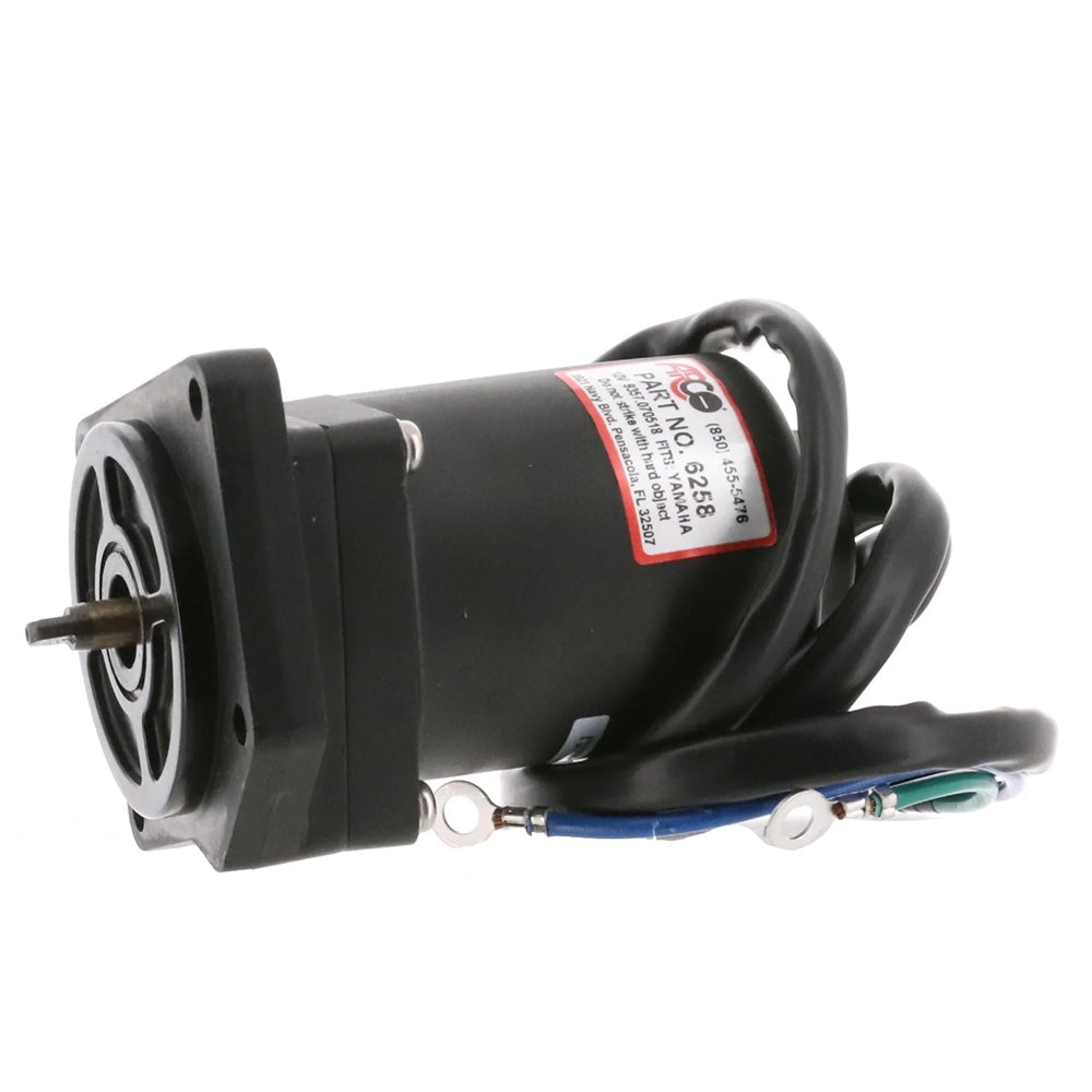 ARCO Marine Replacement Outboard Tilt Trim Motor - Yamaha-4 Bolt, 5/8" Flat Blade Shaft - Deckhand Marine Supply