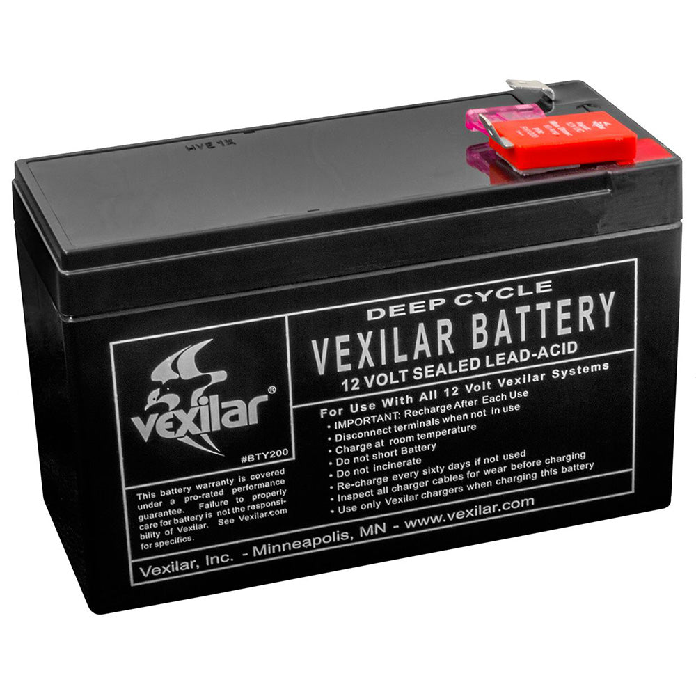 Vexilar 12V/9 AMP Lead-Acid Battery - Deckhand Marine Supply