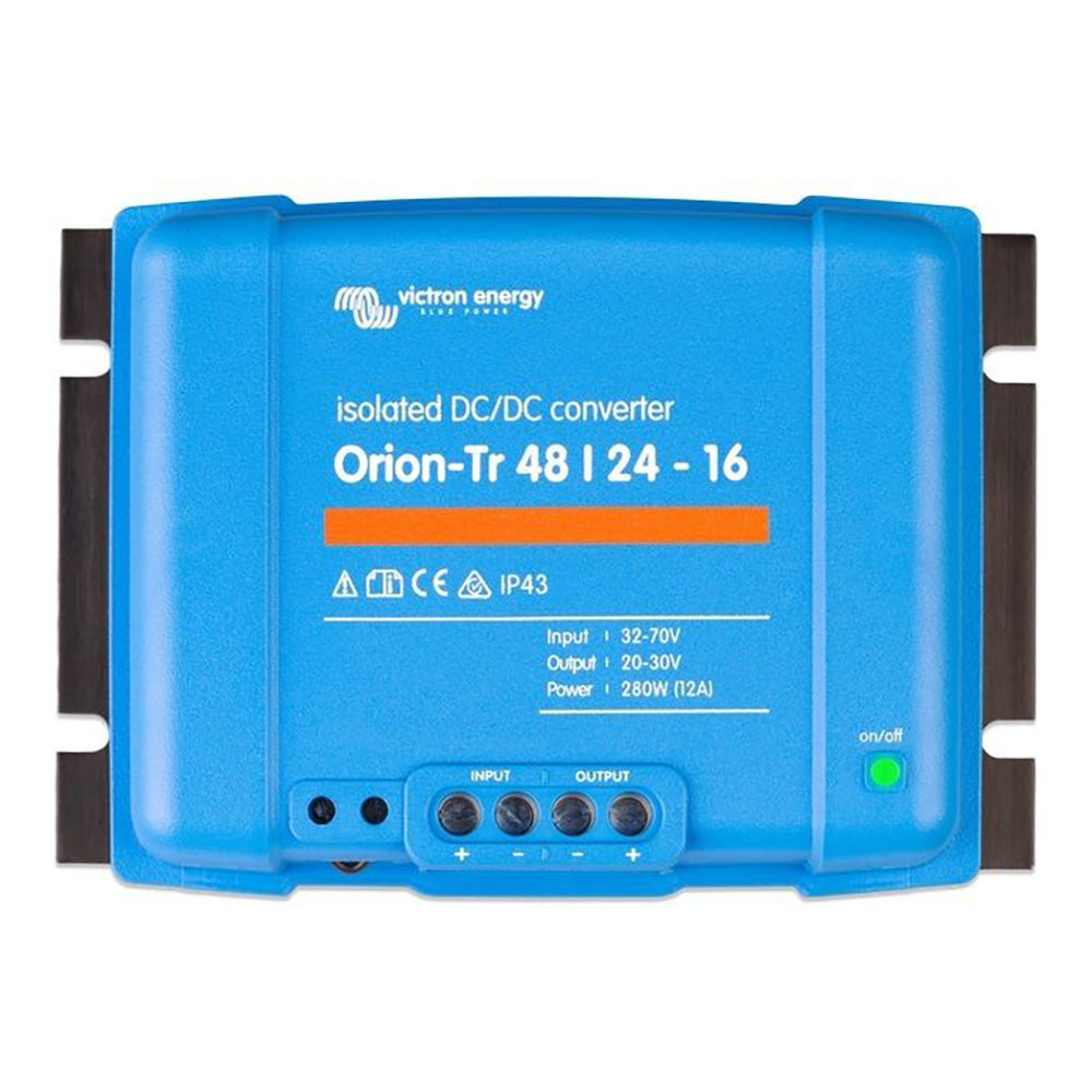 Victron Orion-TR DC-DC Converter - 48 VDC to 24 VDC - 16AMP Isolated - Deckhand Marine Supply