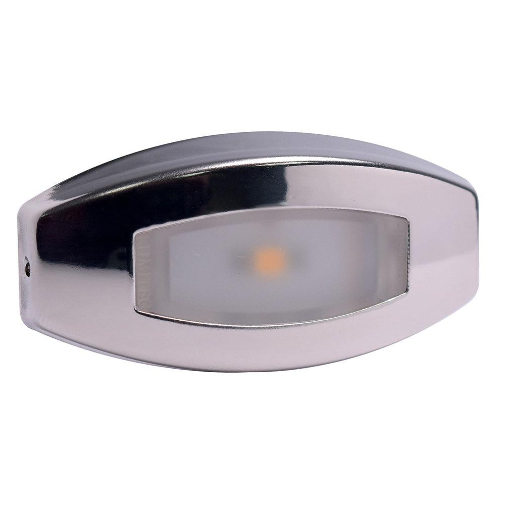 Lumitec Fiji Courtesy Light - Polished Housing - Direct RGBW Lights - 4-Pack - Deckhand Marine Supply