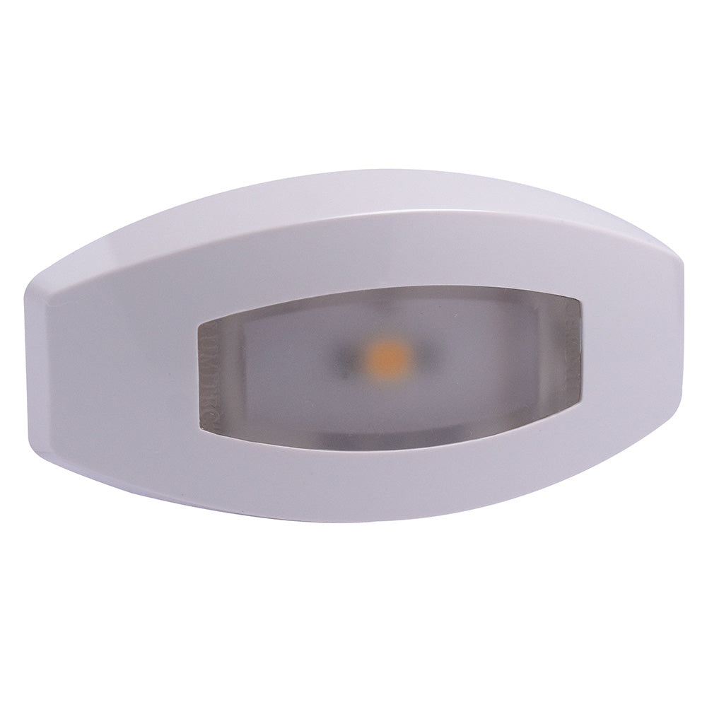 Lumitec Fiji Courtesy Light - White Housing - Direct RGBW Lights - 4-Pack - Deckhand Marine Supply