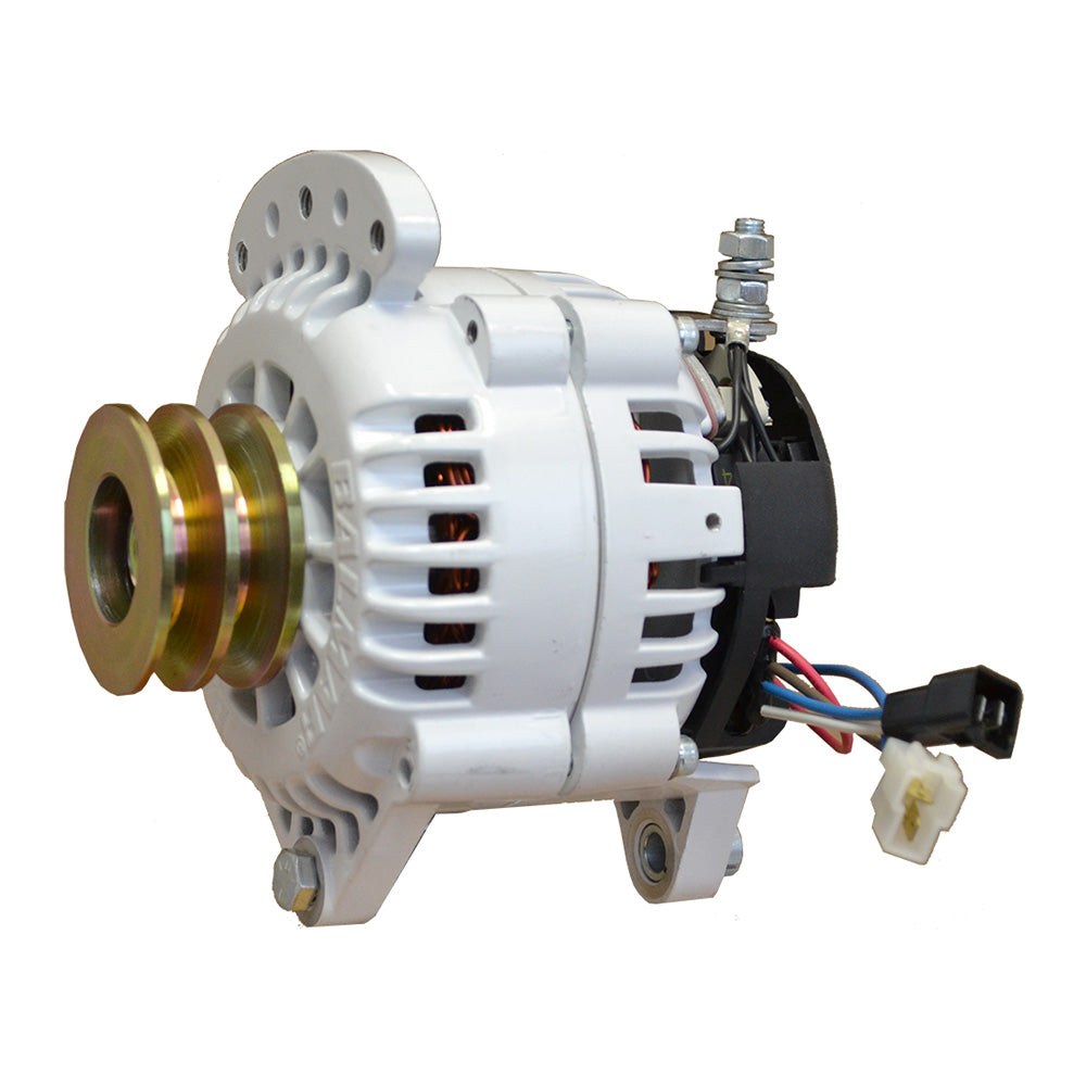 Balmar Alternator 100 AMP 12V 3.15" Dual Foot Saddle Pulley w/Isolated Ground - Deckhand Marine Supply