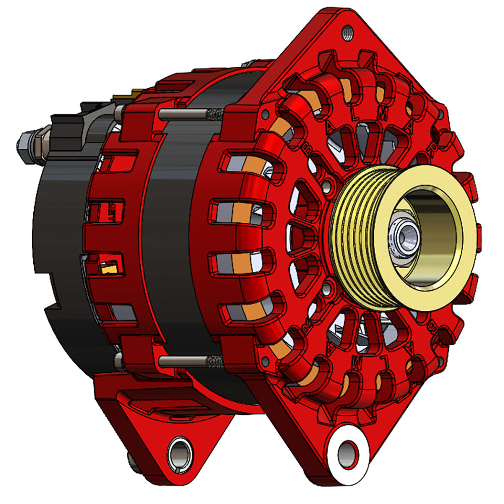 Balmar Alternator 250 AMP 12V 3.15" Dual Foot Saddle K6 Pulley - Deckhand Marine Supply
