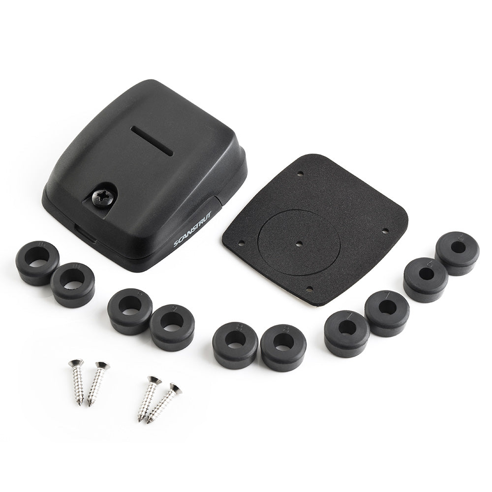 Scanstrut Horizontal Double Cable Seal - Black - Deckhand Marine Supply