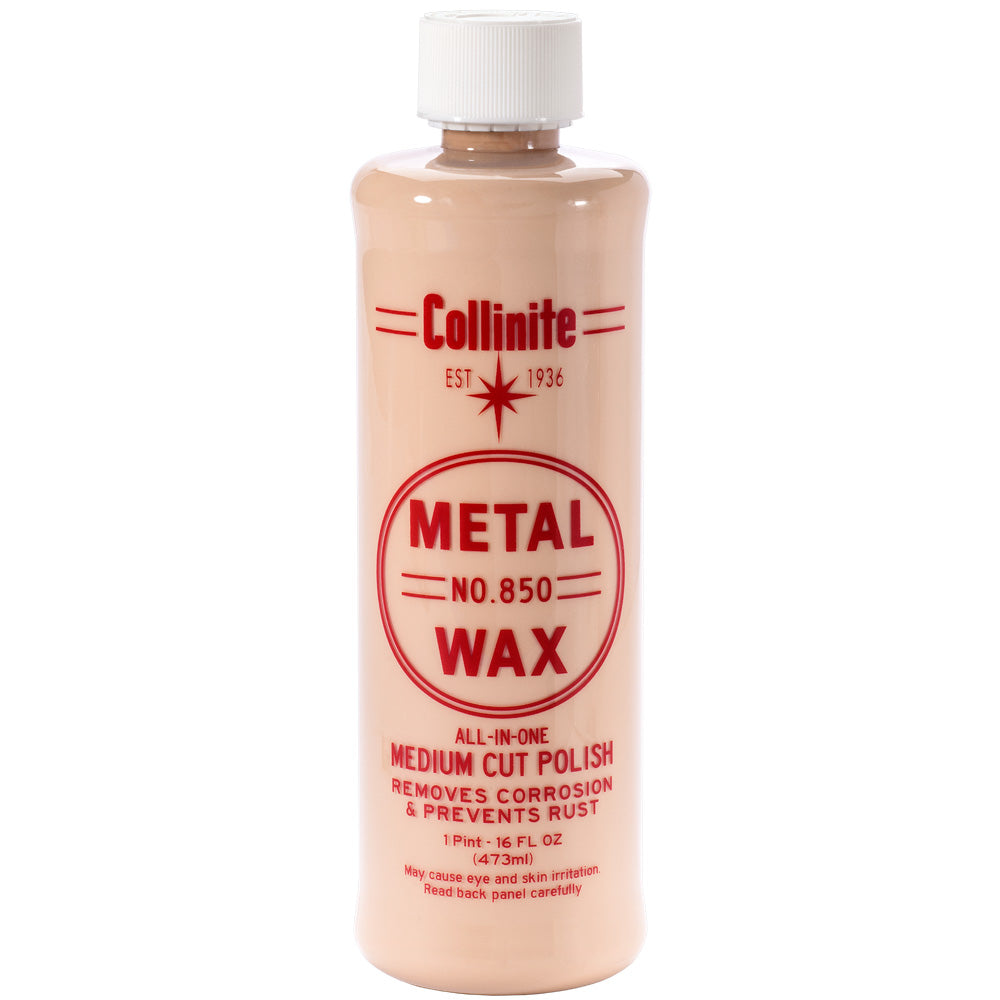 Collinite 850 Metal Wax - Medium Cut Polish - 16oz - Deckhand Marine Supply